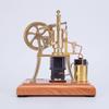 Retrol R01 Engine Model Kit that Runs, 1/12 Scale Hot Air Pumping Engine Model Water-Cooled Stirling External Combustion Engine Mechanical Set(R01/Gold) view 3