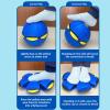 cooluder Step on Ball, Step on Pop up Ball, Balls You Step on and They Pop up, Magic Bouncing Ball with 6 Light, Dual Form Freely Switchable Bouncy Ball for Indoor & Outdoor (Light Blue) view 3