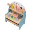 LUCKDANO Wooden Tool Bench Wooden Tool Bench for Kids - Multifunctional Simulation Repair Set for Children 3 Years and Up - Safe Wood Construction for Creative Play view 2