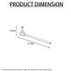 Ecoyin High Flow Fuel Line for 1/5 HPI Rofun BAHA Km Rovan Baja 5B 5T 5SC LT Losi Desert Buggy XL DBXL 2.0 Rc Car Parts (Silver) view 2