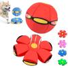 cooluder Step on Ball, Step on Pop up Ball, Balls You Step on and They Pop up, Magic Bouncing Ball with 6 Light, Dual Form Freely Switchable Bouncy Ball for Indoor & Outdoor (Red) view 1