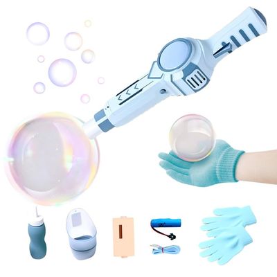 Magic Fog Bubble Machine Wand, 2026 New Elastic Bubble Fog Bubble Machines, Colorful Bubble Machine, Elastics Bubbles Fog Wand, Interactive Fog Bubbles Machine for Party, Wedding, Birthday (Blue)