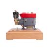 Retrol Engine Model Kit that Runs, 1/8 2.6c Mini Single-Cylinder Four-Stroke Engine Model Aluminum Version, Physics and Science Engine Model Kits for Adults(Red and Grey) view 3