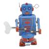 LUCKDANO Wind Up Clockwork Drumming Robot Toy - Retro Tinplate WindUp Robot for Kids and Adults - Adorable Drumming Action for Home Decor, Bars, and Themed Events view 3