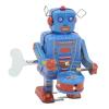 LUCKDANO Wind Up Clockwork Drumming Robot Toy - Retro Tinplate WindUp Robot for Kids and Adults - Adorable Drumming Action for Home Decor, Bars, and Themed Events view 4