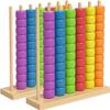 Ryfolim 2026 Color Matching Stacking Puzzle Game - Fast Pattern Challenge Ring Stack Puzzle for 2 Players - Competitive Tabletop Brain Teaser for Family Game Night (2 Pack) view 1