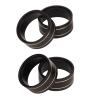 4Pcs Brass Internal Beadlock Ring Clamp Ring, RC Wireless Crawler Upgrade Parts, 1.0 Inch Wheel Rim Clamp for SCX24 1/24 and with Black Coated Brass view 3