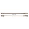 1/10 RC Crawler Stainless Steel Cut to Length Driveshaft 68-229mm Universal Drive Shaft for SCX10 III/Pro Capra TRX4 VS4-10 UTB18 LCG Chassis Cheater Rigs Upgrade Parts (Silver,2) view 1