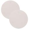 PERSELOSO 2pcs Stroller Rear Wheel Hub Cover - Replacement Pram Wheel Cap Prevents Dirt - Baby Pushchair Parts for Everyday Travel and Family Use White view 1