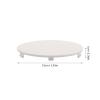 PERSELOSO 2pcs Stroller Rear Wheel Hub Cover - Replacement Pram Wheel Cap Prevents Dirt - Baby Pushchair Parts for Everyday Travel and Family Use White view 2