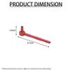 Ecoyin High Flow Fuel Line for 1/5 HPI Rofun BAHA Km Rovan Baja 5B 5T 5SC LT Losi Desert Buggy XL DBXL 2.0 Rc Car Parts (Red) view 2
