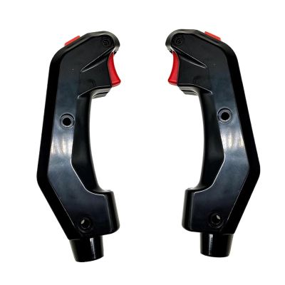 2 Handlebar Coin Operated Arcade Shooter Squirted Ball Machine Gun Accessories Plastic Handle Trigger Button Spring Micro Switch