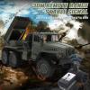 GoolRC RC Military Truck, 1:16 Scale 6WD Remote Control Car, 2.4GHz Off-Road RC Truck, All Terrain Army RC Cars with LED Light and 2 Batteries, BM-21 Grad Multiple Rocket Launcher Vehicle for Adults view 4
