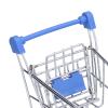 LUCKDANO Children Shopping Cart Mini Supermarket Handcart - Exquisite Blue Mini Shopping Cart for Home, Kitchen, Office - Sturdy & Durable Utility for Kids and Adults view 3