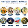 LITTLE MAESTRO Carnival of Animals by Saint-Sans The Complete Musical Suite, Musical Books for Toddlers, 28-Button Music Book, Musical Toys for Toddlers 1-3 view 2