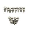 12Pcs Compatible Metal M3 Hex Ball Head Screws for 144001 144002 124016 124017 124018 124019 RC Car Spare Parts Accessories view 1