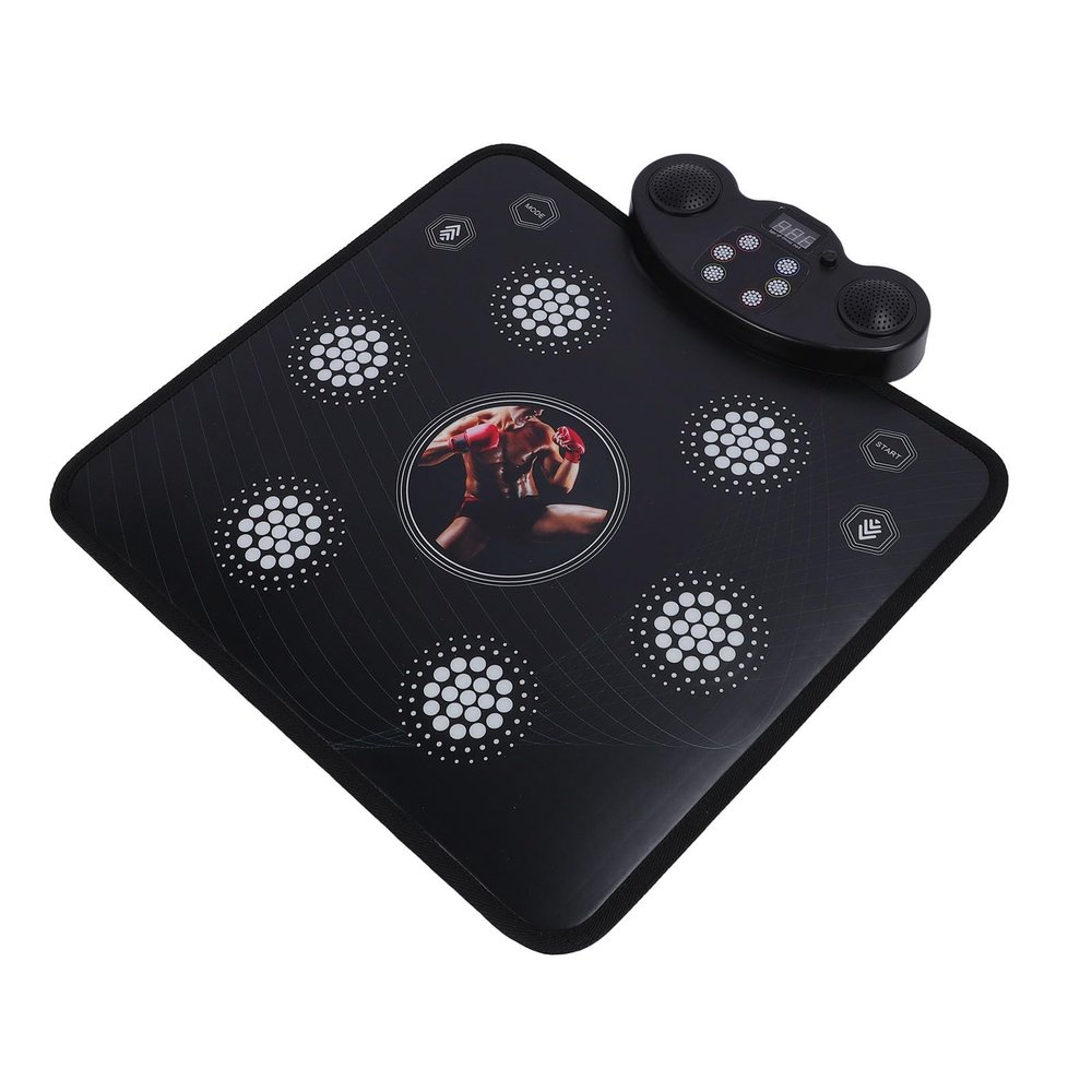 2 in 1 Music Boxing Machine Dance Pad Sound Rug for Adults Kids, Innovative Stress Relief Boxing Mat for Home Workout Fitness