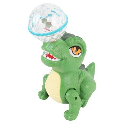 Electric Dinosaur Toy with Rotating Ball, Ideal Kids Toy Inspiring Exploration, Safe Premium Material, Suitable As Children