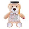 A Little Hug from Heaven - Personalized Graduation Teddy Bear, Customized Class of 2026 Memorial Animal Stuffed, Daughter Teddy Bear from Loss Mom Dad, Senior Remembrance Gift, Graduation Gift view 1