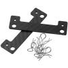 Carbon Fiber Body Posts Magnet Fixed Mount Bracket with Clips for 1/10 RC Car Tamiya TT02 XV01 TT01 Upgrade Parts Accessory view 3