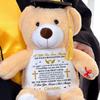 A Little Hug from Heaven on Your Graduation Day - Personalized Graduation Teddy Bear, Customized Class of 2026 Memorial Animal Stuffed, Daughter Teddy Bear from Loss Mom Dad, Senior Remembrance Gift view 3