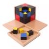 LLTCMAOYI Montessori Binomial & Trinomial Cube, Develop Spatial Awareness & Mathematical Thinking,Set view 3