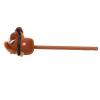 Hamwesh Hobby Horse, 70cm Handcrafted Stick Horse On A Stick with 2 Real Sound Effects Neighing and Galloping for Kids Toddlers Boys Girls (Brown) view 3