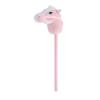 Hamwesh Hobby Horse, 27.56 Inch Soft Plush Stick Horse, On A Stick with Galloping and Neighing Sounds for Kids Home Kindergarten Parties (Pink) view 4