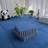 LBAawxe Foam Interlocking Floor Mat, 10 Pieces Puzzle, Soft Plush Carpet Tiles, Area Rugs(Navy Blue,1cm) view 1