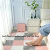 LBAawxe Foam Interlocking Floor Mat, 10 Pieces Puzzle, Soft Plush Carpet Tiles, Area Rugs(Navy Blue,1cm) view 4