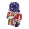 BTSEURY Tinplate Walking Drummer Soldier Wind Up Toy, Cartoon Shape Drumming Decorative Toy with Charming Design, for Kids Adults Collectible Gift view 3