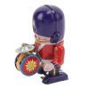 BTSEURY Tinplate Walking Drummer Soldier Wind Up Toy, Cartoon Shape Drumming Decorative Toy with Charming Design, for Kids Adults Collectible Gift view 4