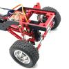 AQWBTYD Compatible with MN78 for MN82 for MN168 1/12 RC Car Upgrades Parts Accessories Metal Steering Rod Link Rod Tie Rod RC Assortment(Red) view 3