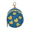 Ducks Navy Blue Print Pacifier Holder Case with Clip Pacifier Storage Case Baby Pacifiers Holder Portable for Diaper Bag Baby Boy Girl Essentials view 1