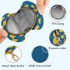 Ducks Navy Blue Print Pacifier Holder Case with Clip Pacifier Storage Case Baby Pacifiers Holder Portable for Diaper Bag Baby Boy Girl Essentials view 4