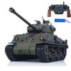 wheelfun 2026 New 1/16 Metal Chassis Sherman M4A3 E8 Fury Remote Control Tank IR BB Barrel Elevation Smoke Unit Road Wheels 360 Rotation RC Hobby Grade Model for Ages 14+ view 1