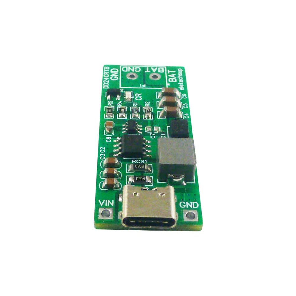 Integrated Circuit Module 2-6Cell Li-po Li-ion 18650 Pack Charger with Type-c DC 5V to 25.2V Output for 7.4V-22.2V Batteries (6S 3A)