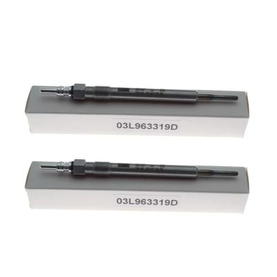Car Engine Preheating Plug 059963319S 059963319E 059998319 95817032090 Compatible with Q5 2008-2017 for Q7 2006-2016 Heater Glow Plug Repair Kit Replacement(1pcs)(2pcs)