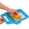 Mini Washing Board - 32.2 * 18 * 5cm Portable Manual Hand-held Crocodile | Kids Training Hand Wash Board | For Dorm Travel Camping Home School view 3