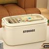 Home Travel Medicine Storage Box,Portable Medicine Cabinet First Aid Kit with Secure Handles,Multipurpose Medical Box for Pill Organization Vitamins Supplements (Cream White,15.288.868.46inch) view 1