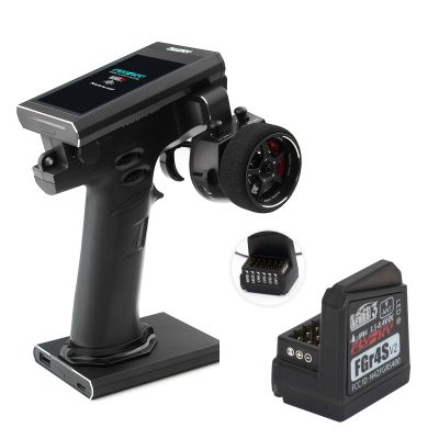 Hylukon Flysky Noble NB4+ 2.4G 8CH Transmitter with FGR4S Receiver AFHDS 3 Protocol, Remote Controller for Remote Control Car Boat Models