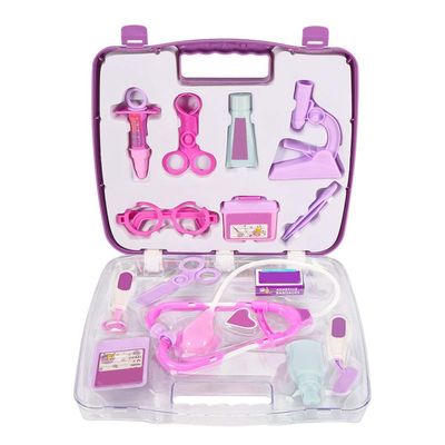 DAN&DRE Children Kids Role Play Doctor Kit Equipment Nurse Suitcase Toy Gift PinkPurple