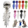 2026 New Dinosaur Skeleton Costume, 3D Spinosaurus Skull Mask & Plush Spine, for Dress-Up Play (Gray,47 in) view 1