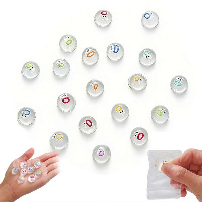 10Pcs Clear Emoticon Squeezes,Mini Cute Big Mouth Soft Squeezes,Funny Stress Relief Balls Squishies Gift for Office Desk Party Favors Goodie Bag Easter Egg Fillers