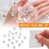 10Pcs Clear Emoticon Squeezes,Mini Cute Big Mouth Soft Squeezes,Funny Stress Relief Balls Squishies Gift for Office Desk Party Favors Goodie Bag Easter Egg Fillers view 2