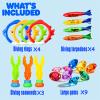 EnriQ Pool Toys for Kids Ages 4-8 8-12 Summer Pool Diving Toys Gems view 3