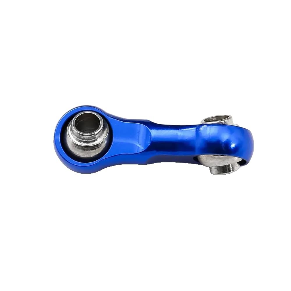 COMODO RC Steering Drag Link Rod 1/18 Scale 7075 Aluminum Replacement Part for Grom Compatible Models 4pcs(Blue)