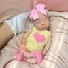 Abenduot Can Open Mouth Full Body Silicone Baby Dolls - 13 Inch Full Silicone Realistic Reborn Baby Dolls Girl Gift Set for Kids Age 3+ view 1