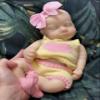 Abenduot Can Open Mouth Full Body Silicone Baby Dolls - 13 Inch Full Silicone Realistic Reborn Baby Dolls Girl Gift Set for Kids Age 3+ view 3