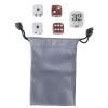 Acrylic Backgammon Dices Set with Pearls Finish for Board Game, Professional Acrylic Set of Doubling Cube Entertainment Gaming view 3